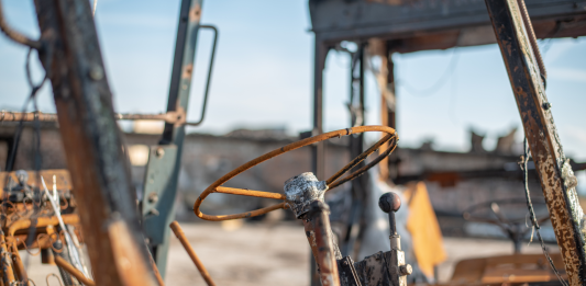 Demolizione camion Roma